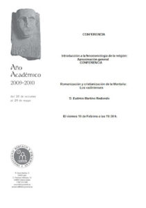 Lee más sobre el artículo AGENDA IBO – Conferencia de Eutimio Martino: «La romanización y evangelización de la Montaña» (Cistierna, 19-II-2010)
