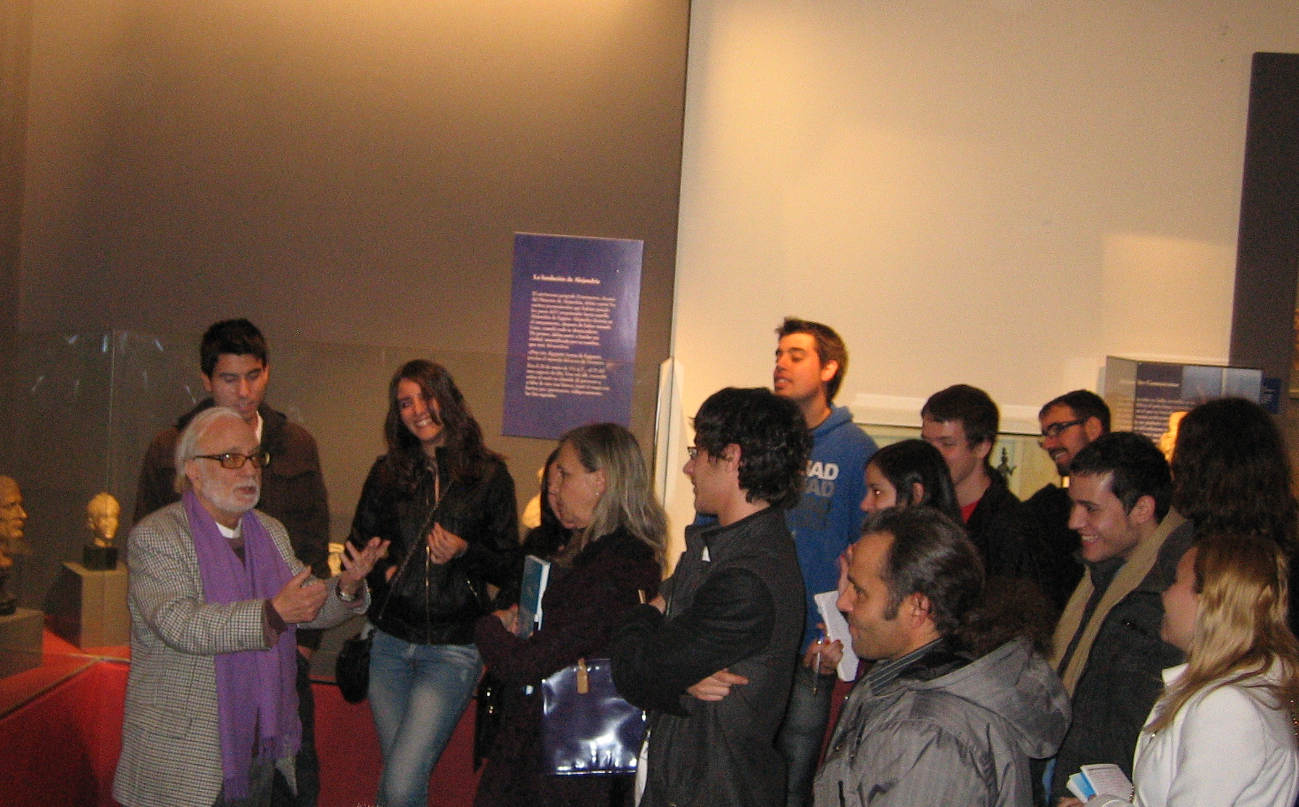 Visita de los alumnos del grado de Historia de la Universidad de León al IBO