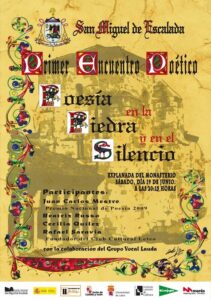 Lee más sobre el artículo Primer encuentro poético «Poesía en la piedra y en el silencio». San Miguel de Escalada, 19-VI-2010