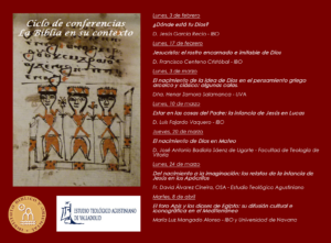 Lee más sobre el artículo Calendario de Conferencias del IBO en Valladolid «La Biblia en su contexto»