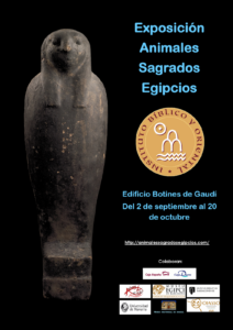 Lee más sobre el artículo Llega a León la exposición «Animales Sagrados Egipcios» (Edificio de Botines, del 2 de septiembre al 20 de octubre)