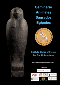 Lee más sobre el artículo Seminario «Animales Sagrados Egipcios» – León, del 8 al 11 de octubre