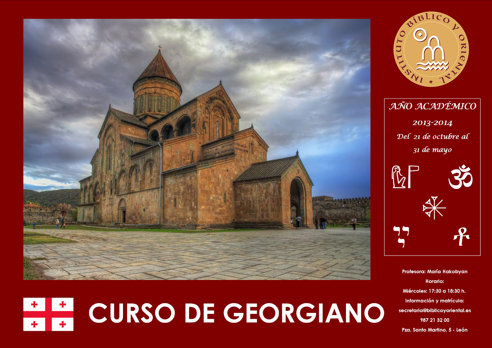 Curso de Georgiano – León, a partir del 23 de octubre