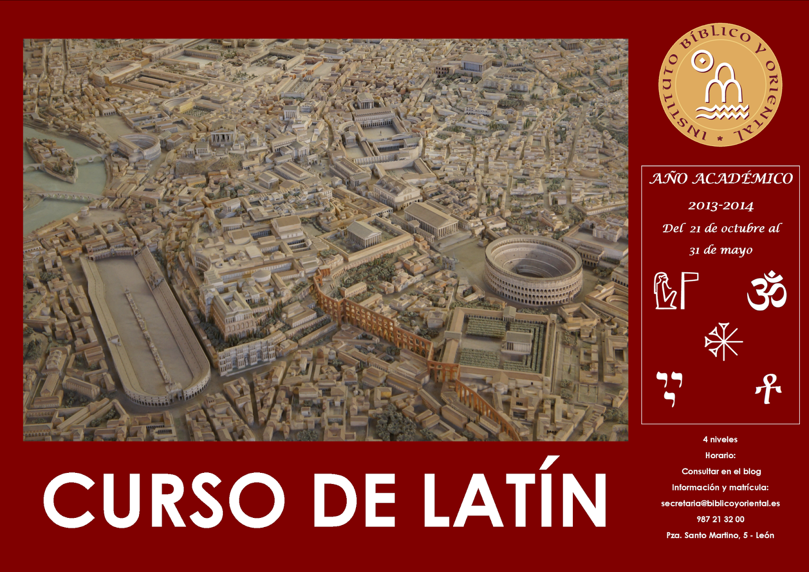 Curso de Latín – León, a partir del 21 de octubre