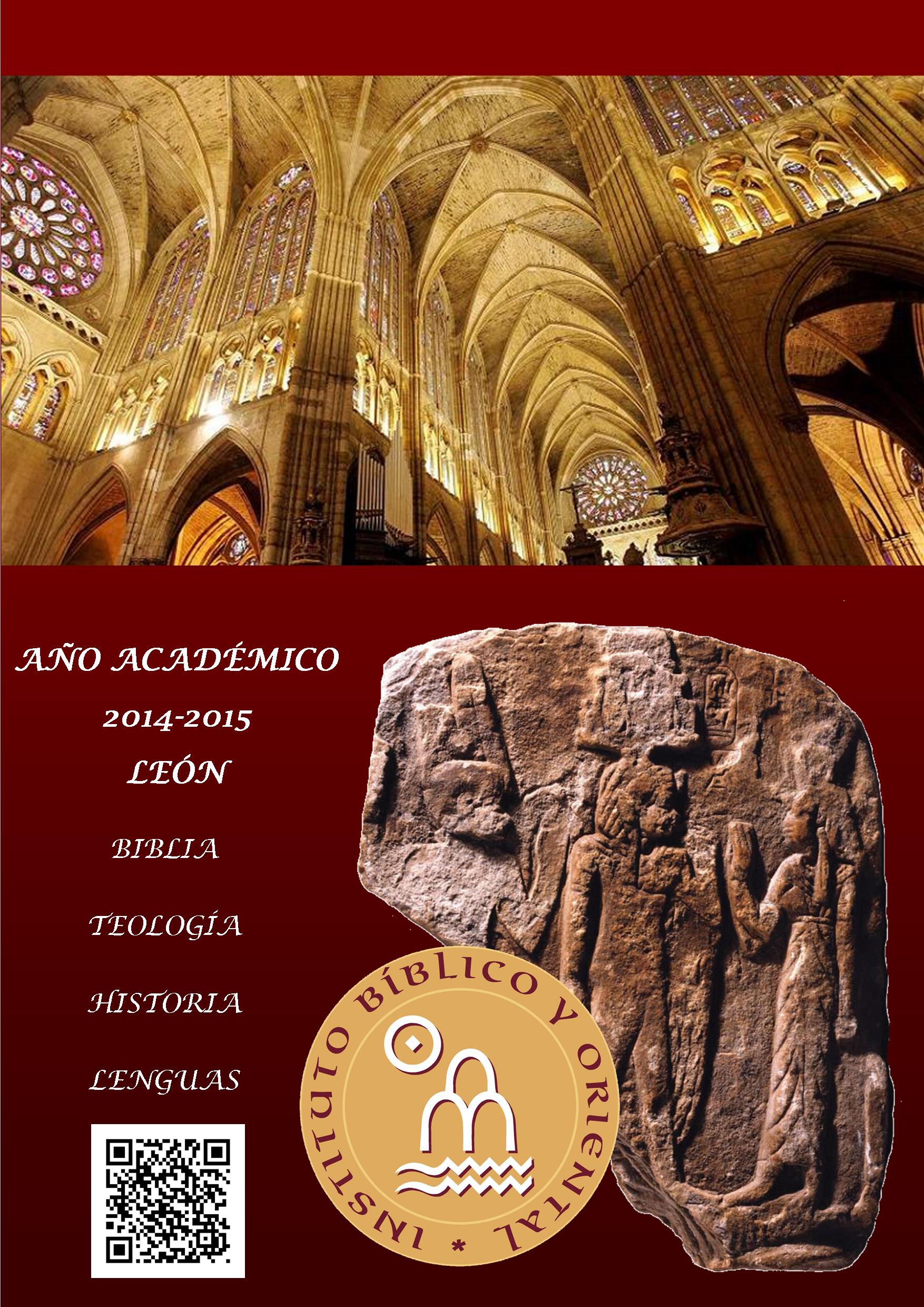 Actividades del Instituto Bíblico y Oriental en León. Curso 2014-2015
