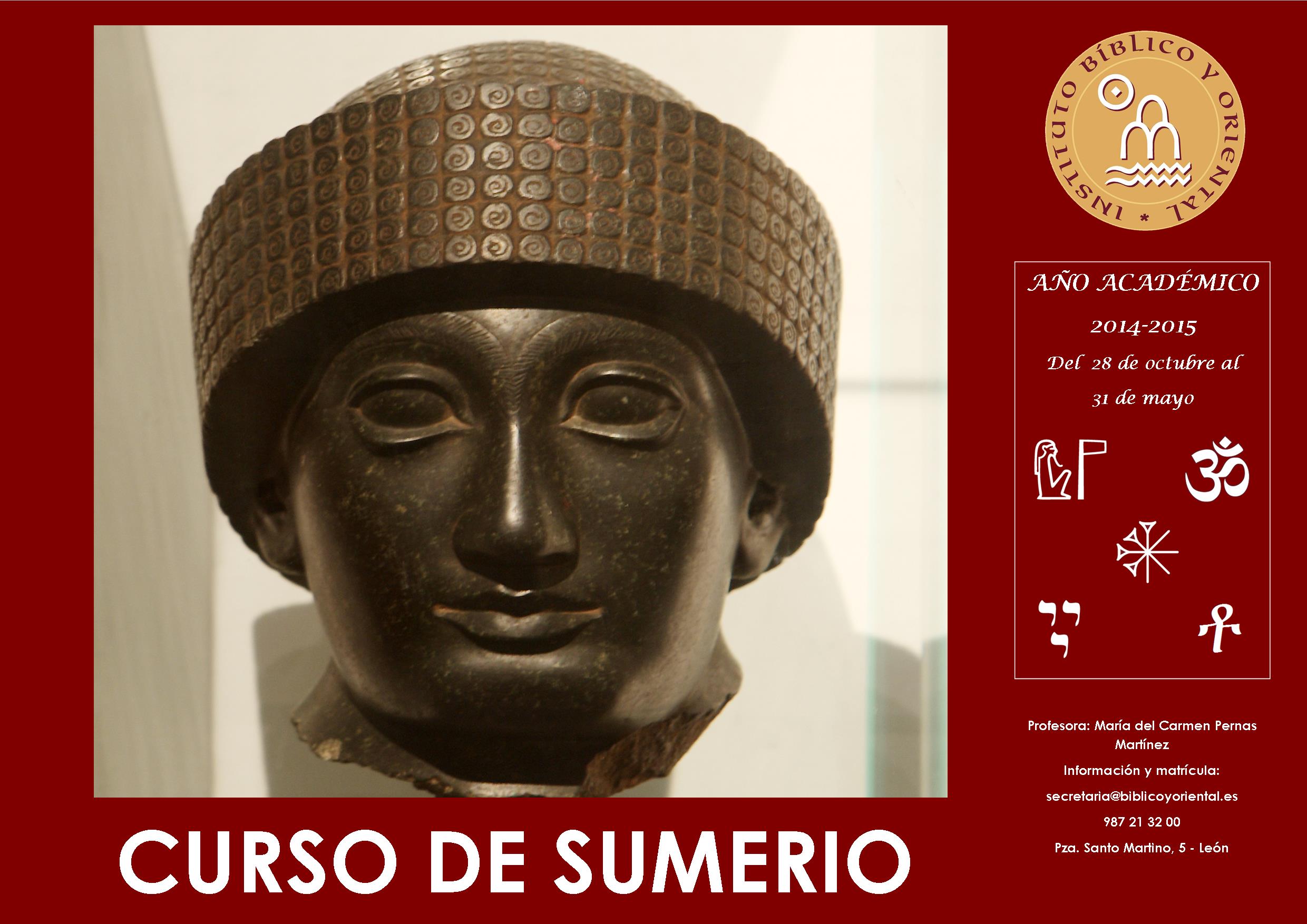 Curso de sumerio en León. A partir del 28 de octubre