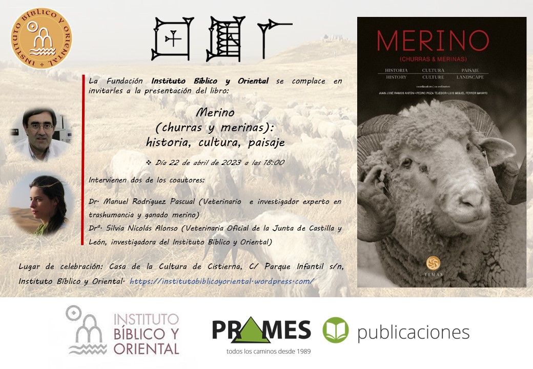 Presentación libro MERINO (churras y merinas): historia, cultura y paisajes